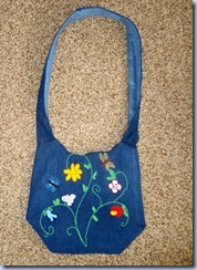 Bead embroidered Tote